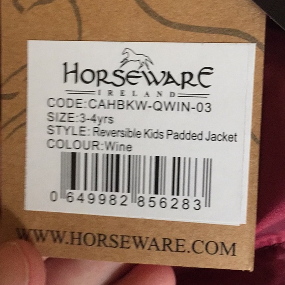 Horseware Children’s Reversible Coat 3/4 - Picture 2 of 4